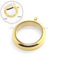2015 fashion 20mm/25mm/30mm round plain stainless steel photo glass memory floating charm locket